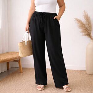 Saks Fifth Avenue Folio Collection Wool Black Casual or Dress Pants Size 14 NWOT